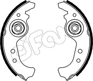 Brake Shoe Set 153-063