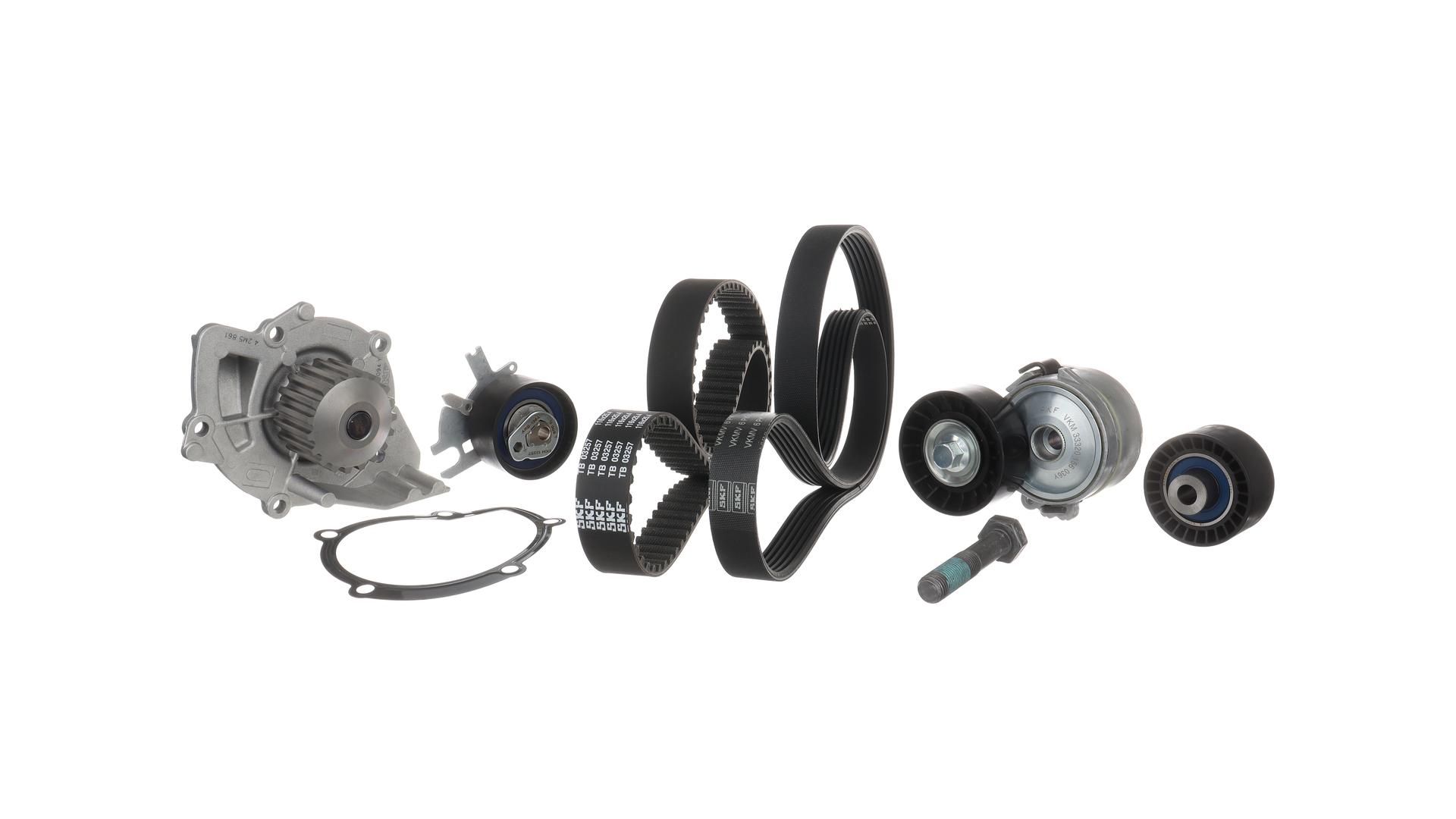 Wasserpumpe + Zahn-/Keilrippenriemensatz