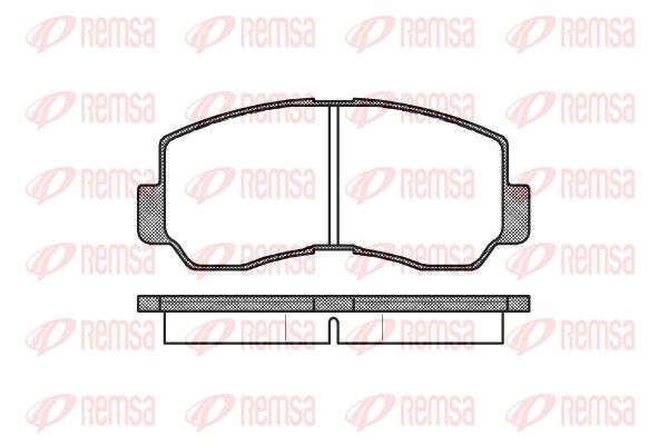 Brake Pad Set, disc brake 0094.40