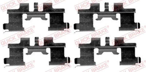 Accessory Kit, disc brake pad 109-1677