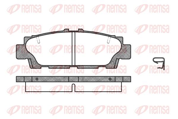 Premium Rear Brake Pad Set Premium Rear Brake Pad Set