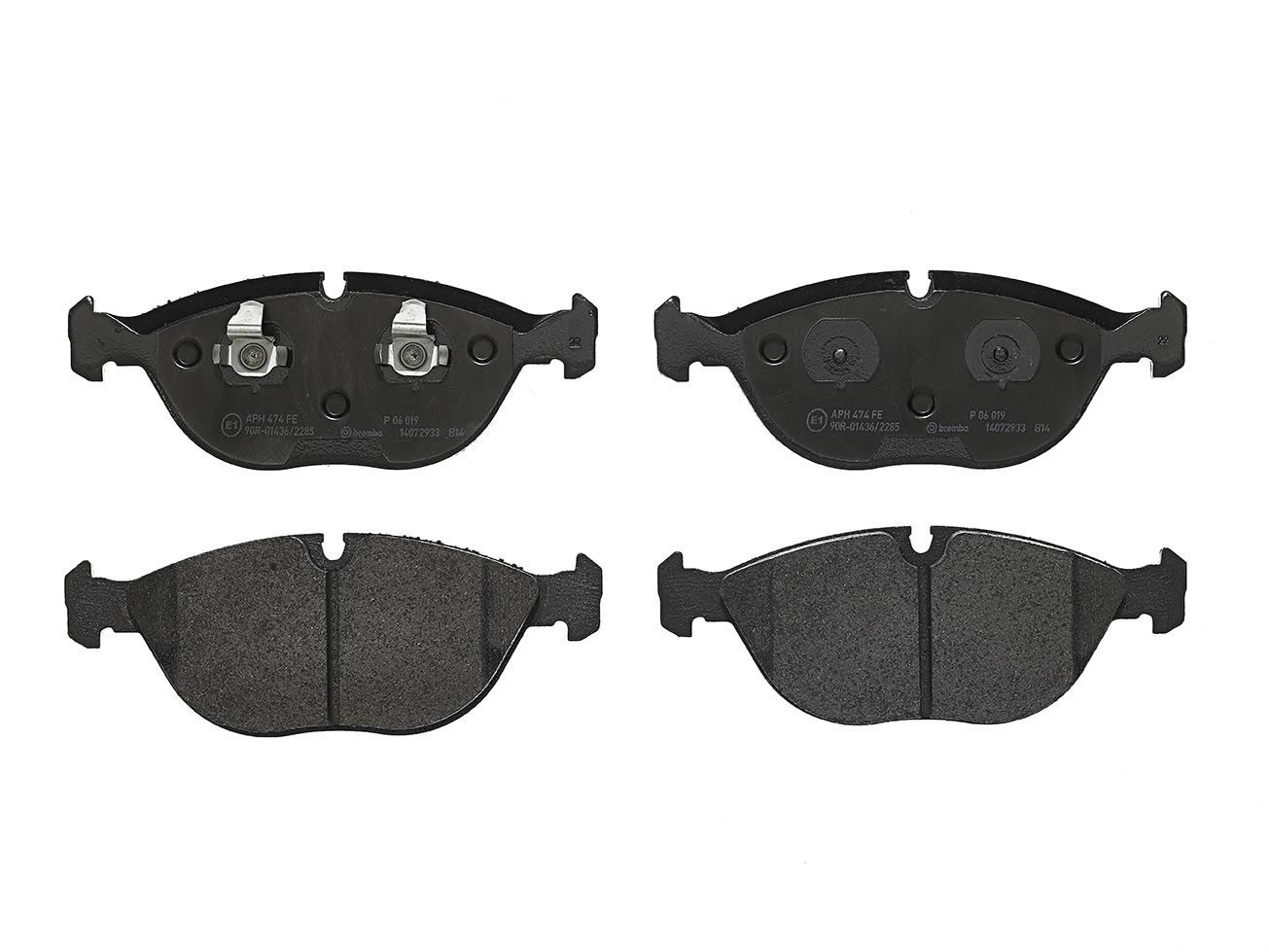 BREMBO P 06 019 - Bremsbelagsatz, Scheibenbremse PRIME LINE