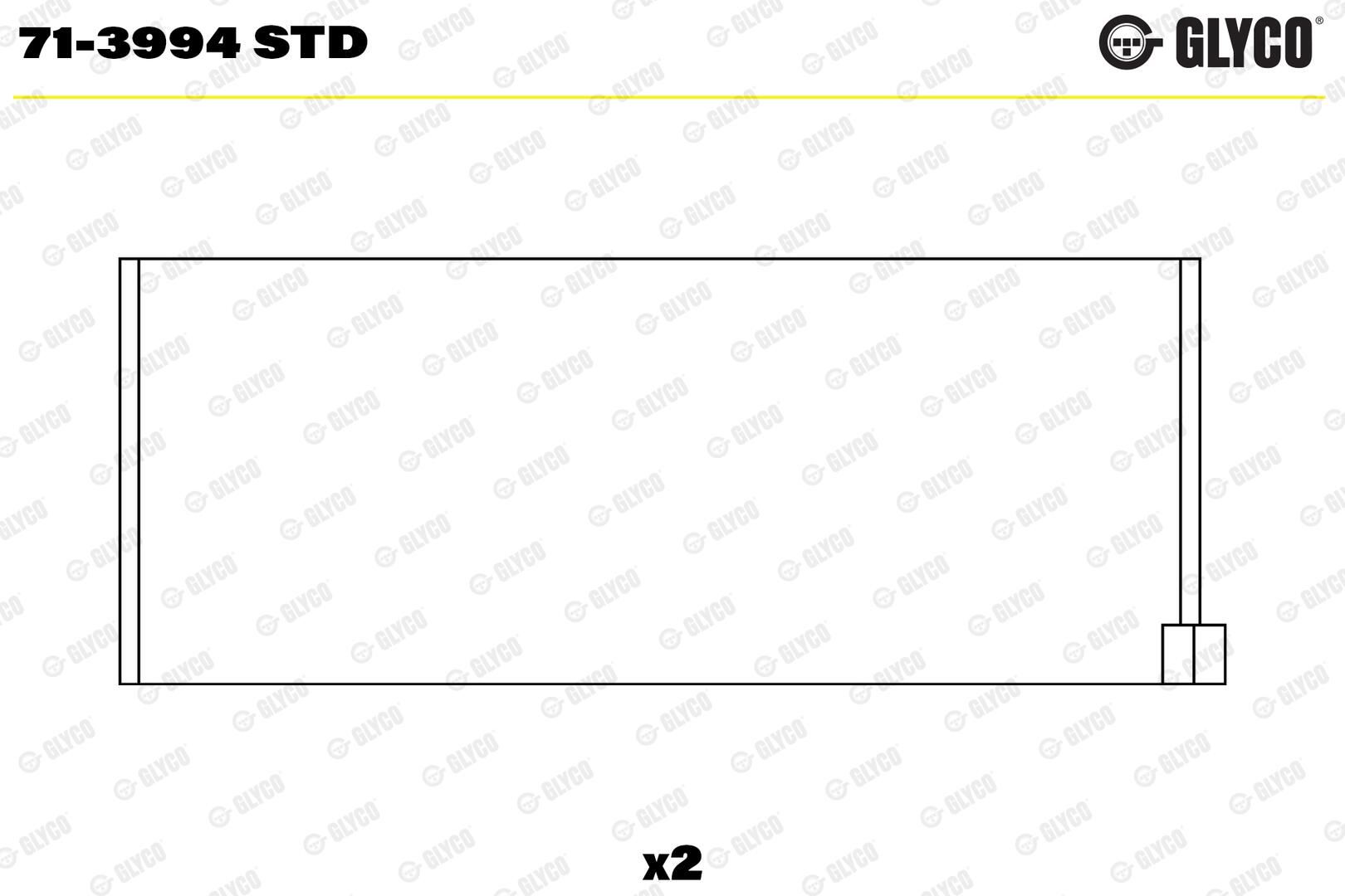 GLYCO 71-3994 STD - Pleuellager