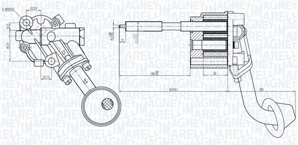 MAGNETI MARELLI 351516000057 - &Ouml;lpumpe