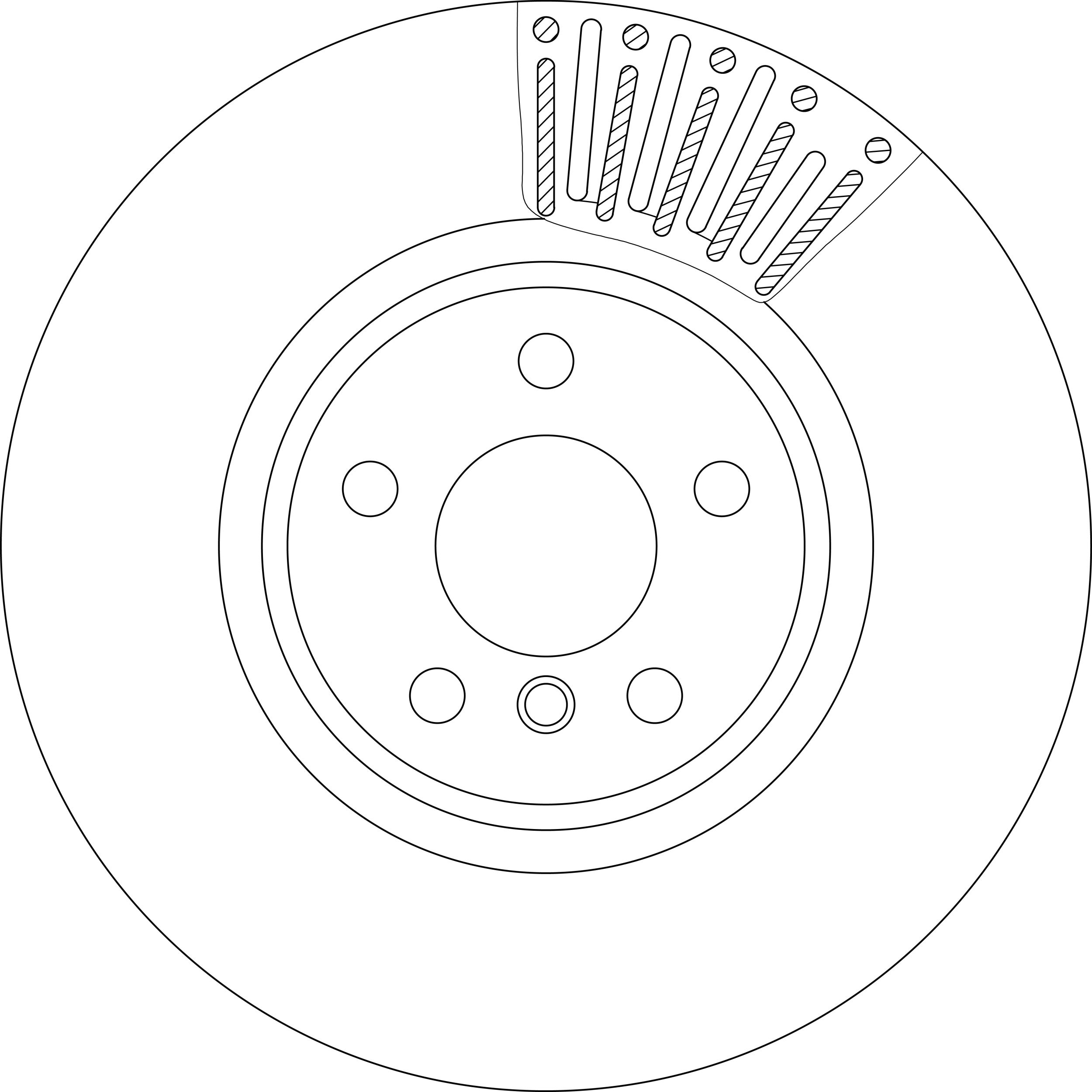 TRW DISC ROTOR - DF8644S BMW X3 ( G01) 2020-on Front Axle - TecDoc Only
