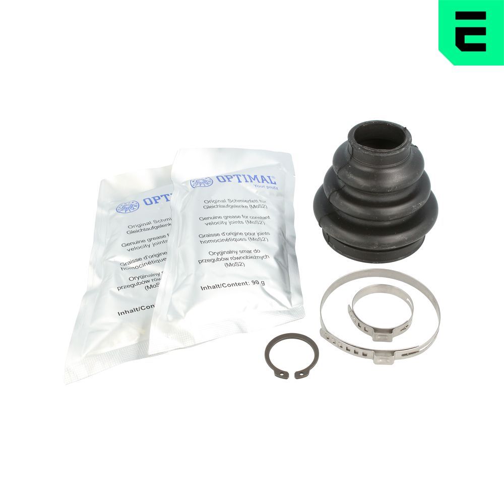 Faltenbalgsatz, Antriebswelle