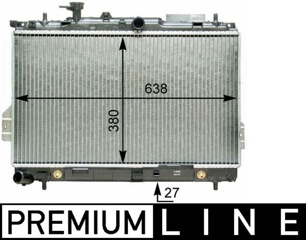 Radiador, refrigeración del motor
