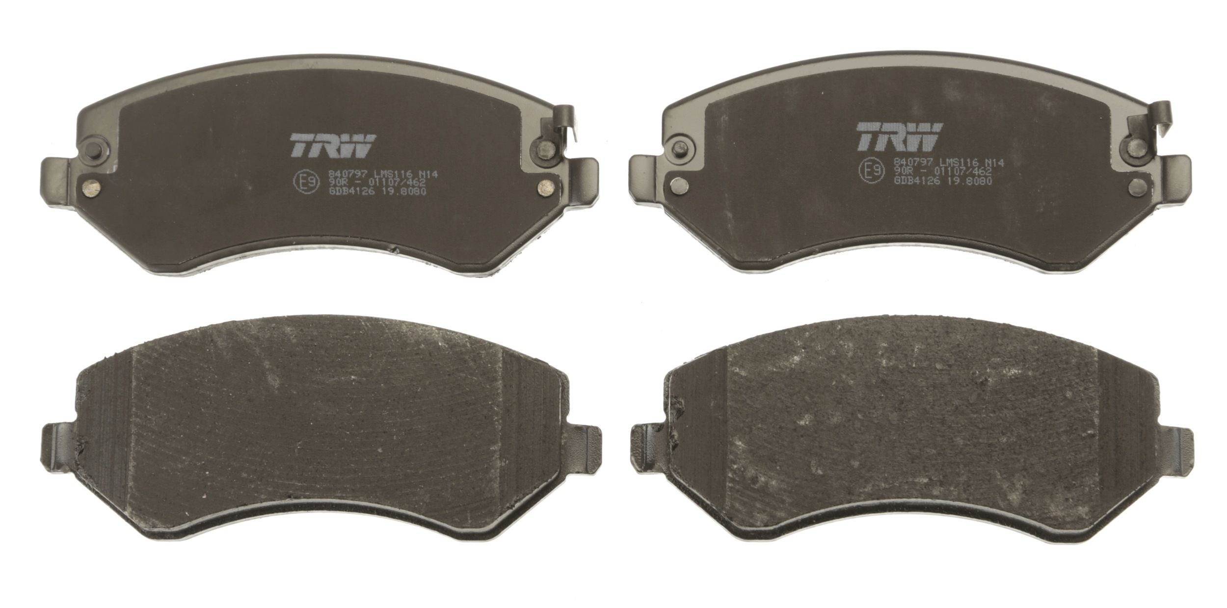 TRW DISC BRAKE PADS - TecDoc 2