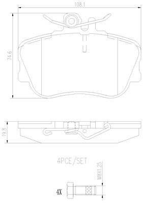 MERCEDES BENZ C200 W202 94-00 (FRT) - TecDoc 1