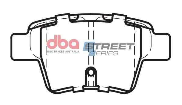 DBA SS STREET SERIES BRAKE PADS [ Citroen & Peugeot 2001-2010 R ] - TecDoc Only