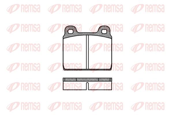 Brake Pad Set, disc brake 0002.20