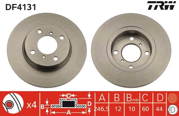 PAIRE DE DISQUES  9900