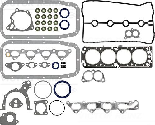 Juego completo de empaques, motor