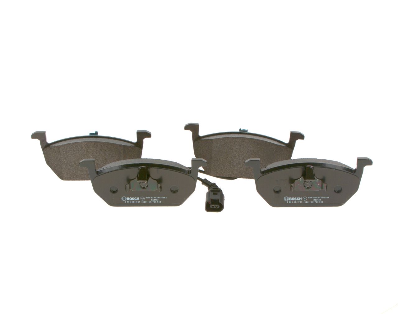 Brake Pad Set, disc brake 0 986 494 721