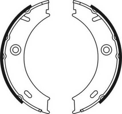 Brake Shoe Set, parking brake CRM003ABE