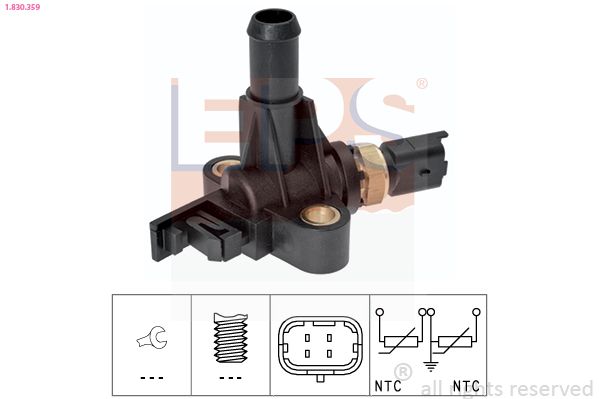 Sensor, K&uuml;hlmitteltemperatur