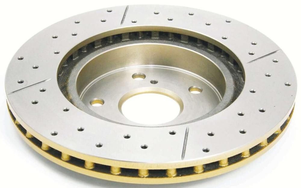 Street Gold Cross-drill/slotted KP [ Honda Integra 01-> F ] - TecDoc 2