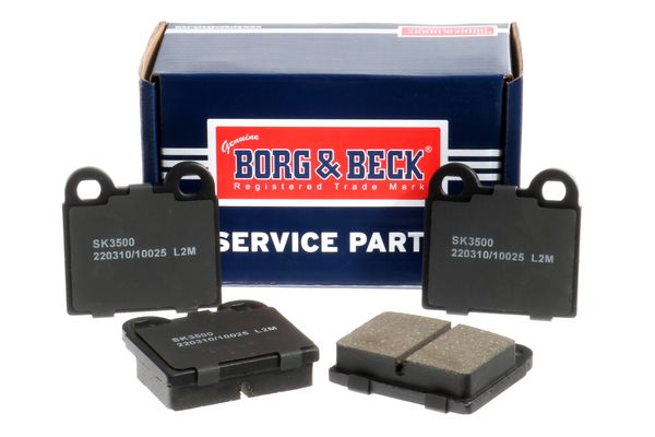 BBP1260 BORG & BECK fékbetétkészlet, tárcsafék