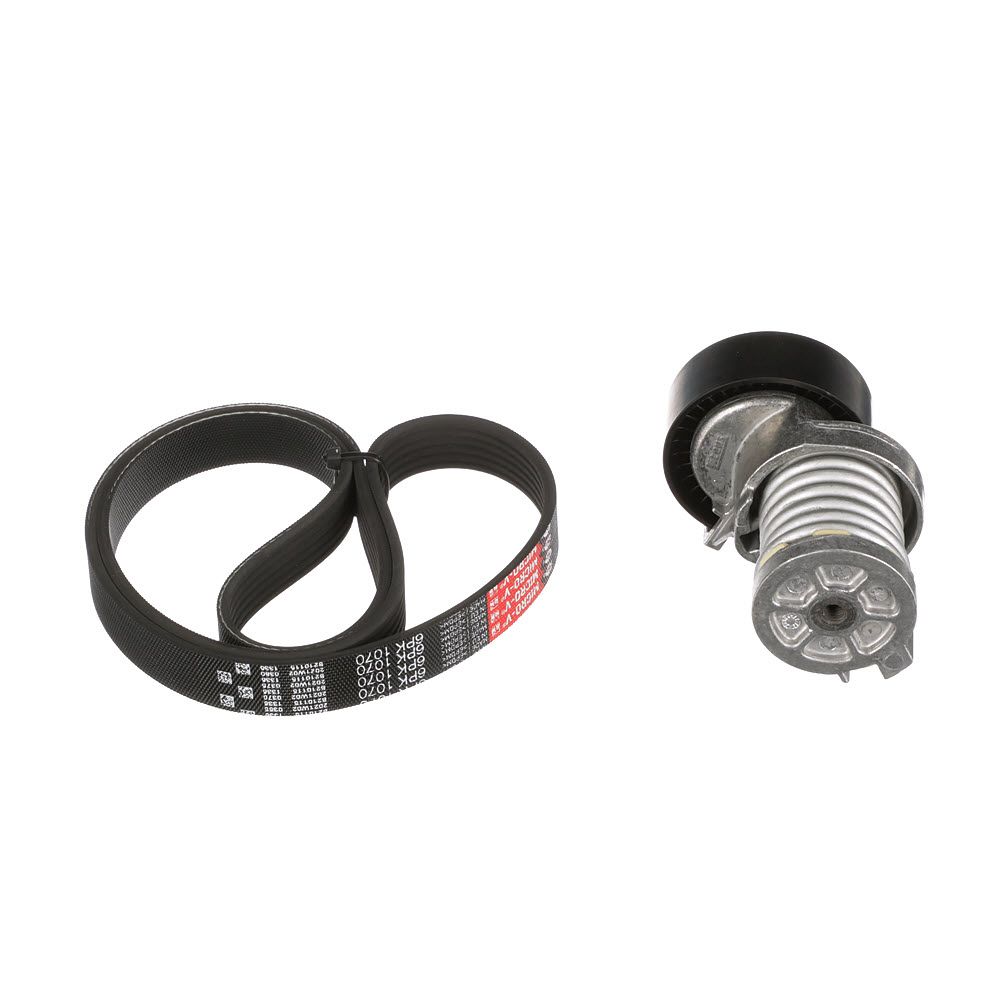 V formos rumbuotas diržas, komplektas