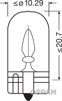 Glühlampe, Instrumentenbeleuchtung Glühlampe, Instrumentenbeleuchtung