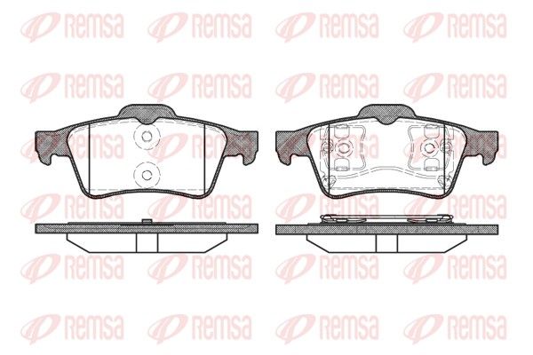 Brake Pad Set, disc brake 0842.00