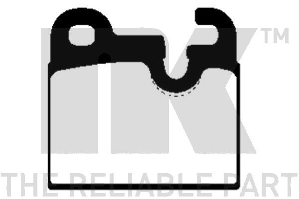 Bremsbelagsatz, Scheibenbremse