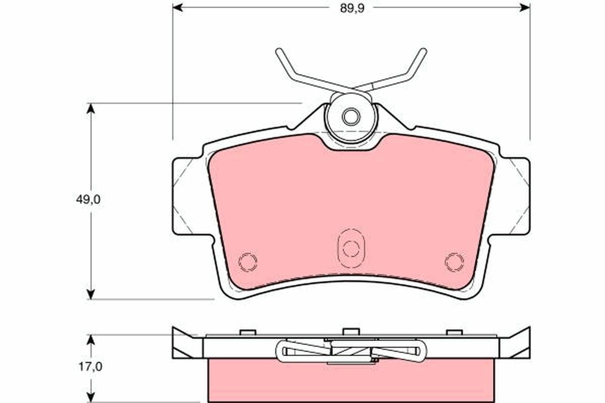 TRW DISC BRAKE PADS - TecDoc Only