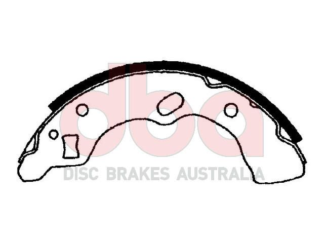 Street Series Brake Shoes [Ford / Mazda 121 180mm] - TecDoc Only