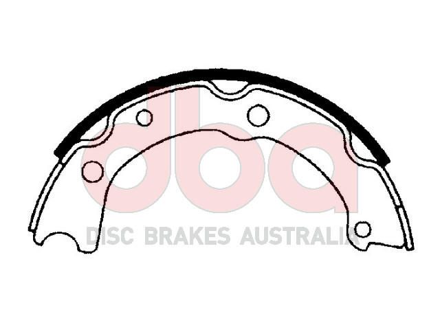 Street Series Brake Shoes [Ford [2Pcs] Parking Brake 170mm] - TecDoc Only