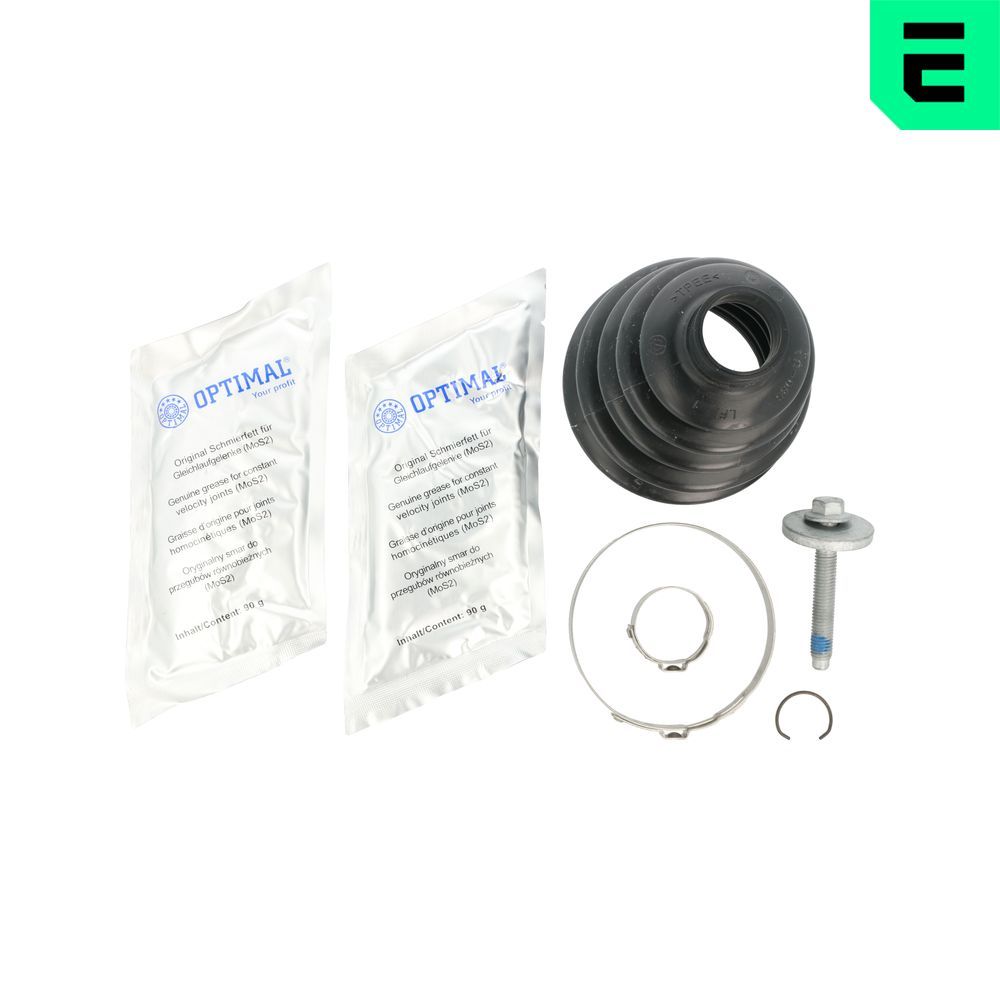 Faltenbalgsatz, Antriebswelle