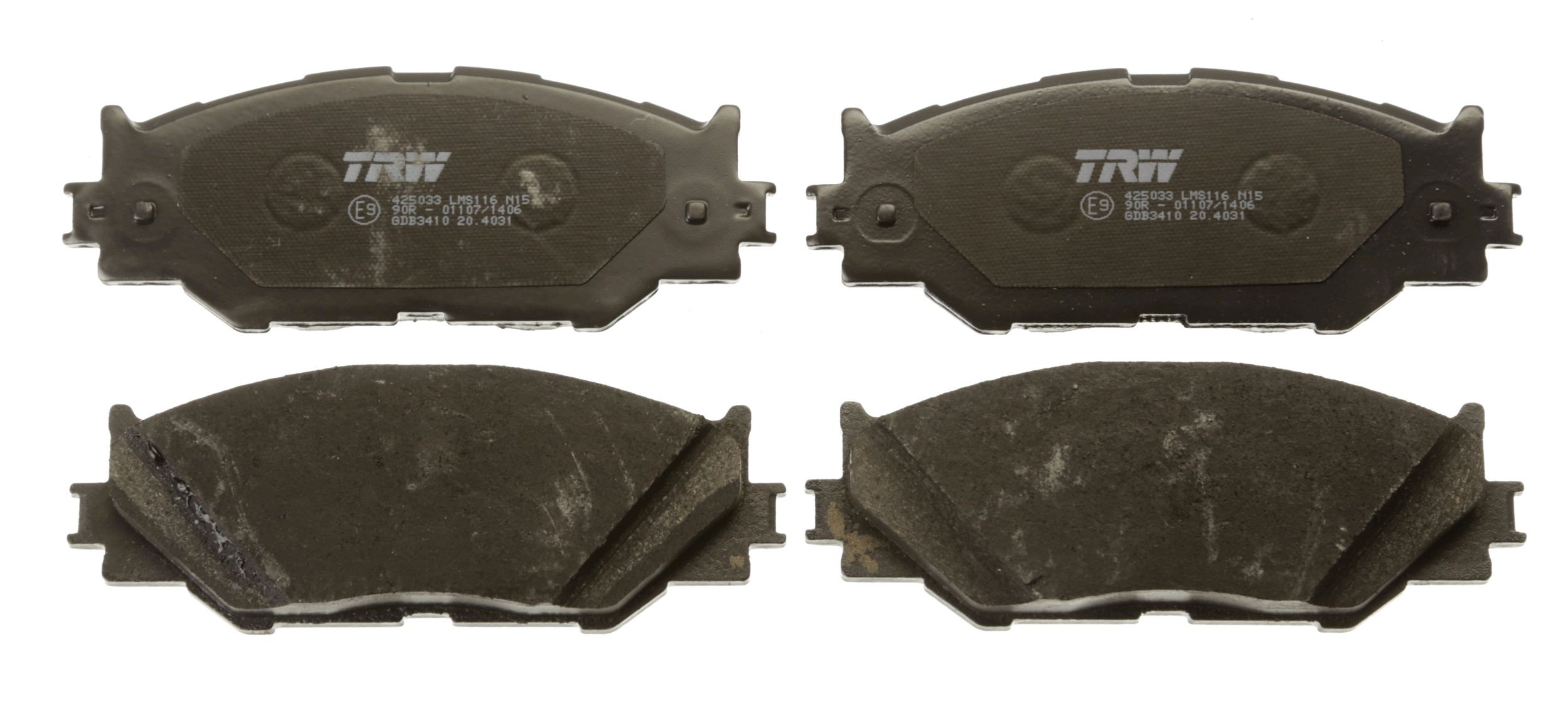TRW DISC BRAKE PADS - TecDoc 2