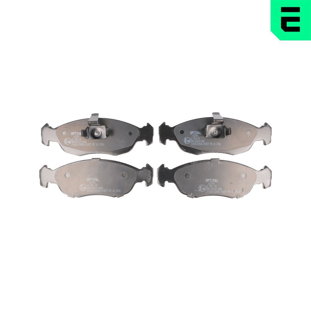 OPTIMAL BP-10198 - Bremsbelagsatz, Scheibenbremse