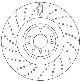TRW BRAKE DISC - TecDoc 2