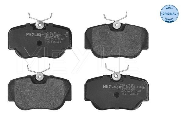 Brake Pad Set, disc brake 025 210 5517