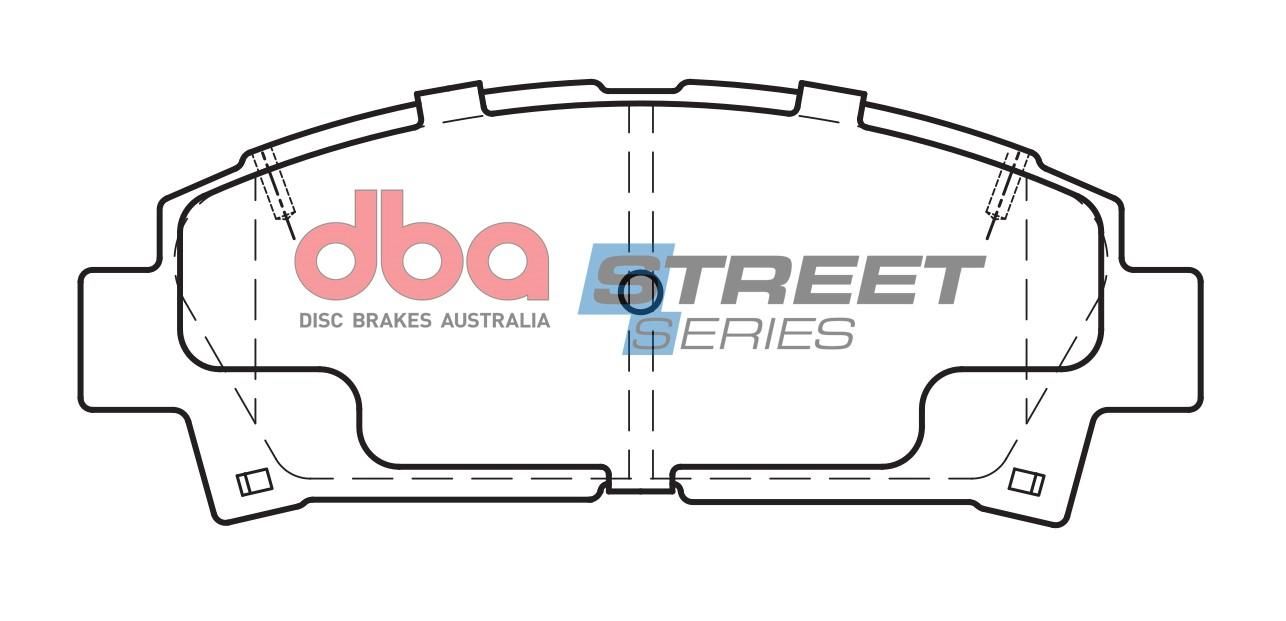 DBA SS STREET SERIES BRAKE PADS [ Toyota 1993-2002 F ] - TecDoc Only