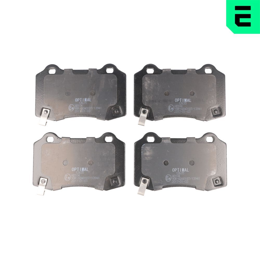 Brake Pad Set, disc brake BP-12635