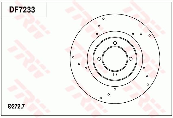 TRW BRAKE DISC - TecDoc Only