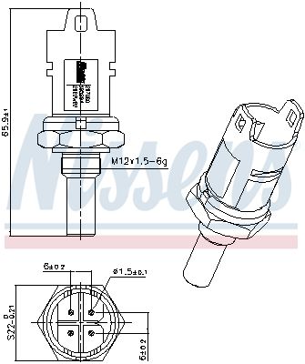 Sensor, K&uuml;hlmitteltemperatur