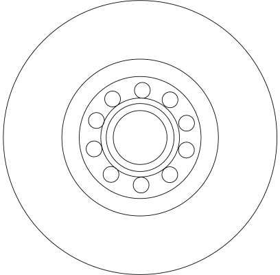 TRW BRAKE DISC - TecDoc 2