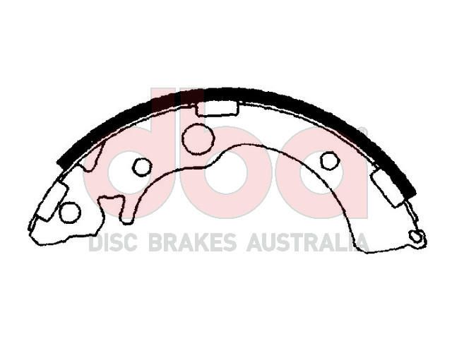 Street Series Brake Shoes [Honda Civic 180mm] - TecDoc Only