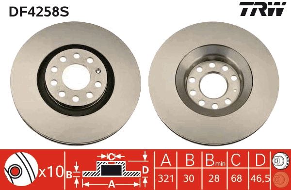 Brake Disc DF4258S