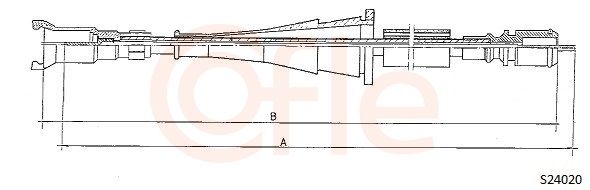 COFLE S24020 - Tachowelle