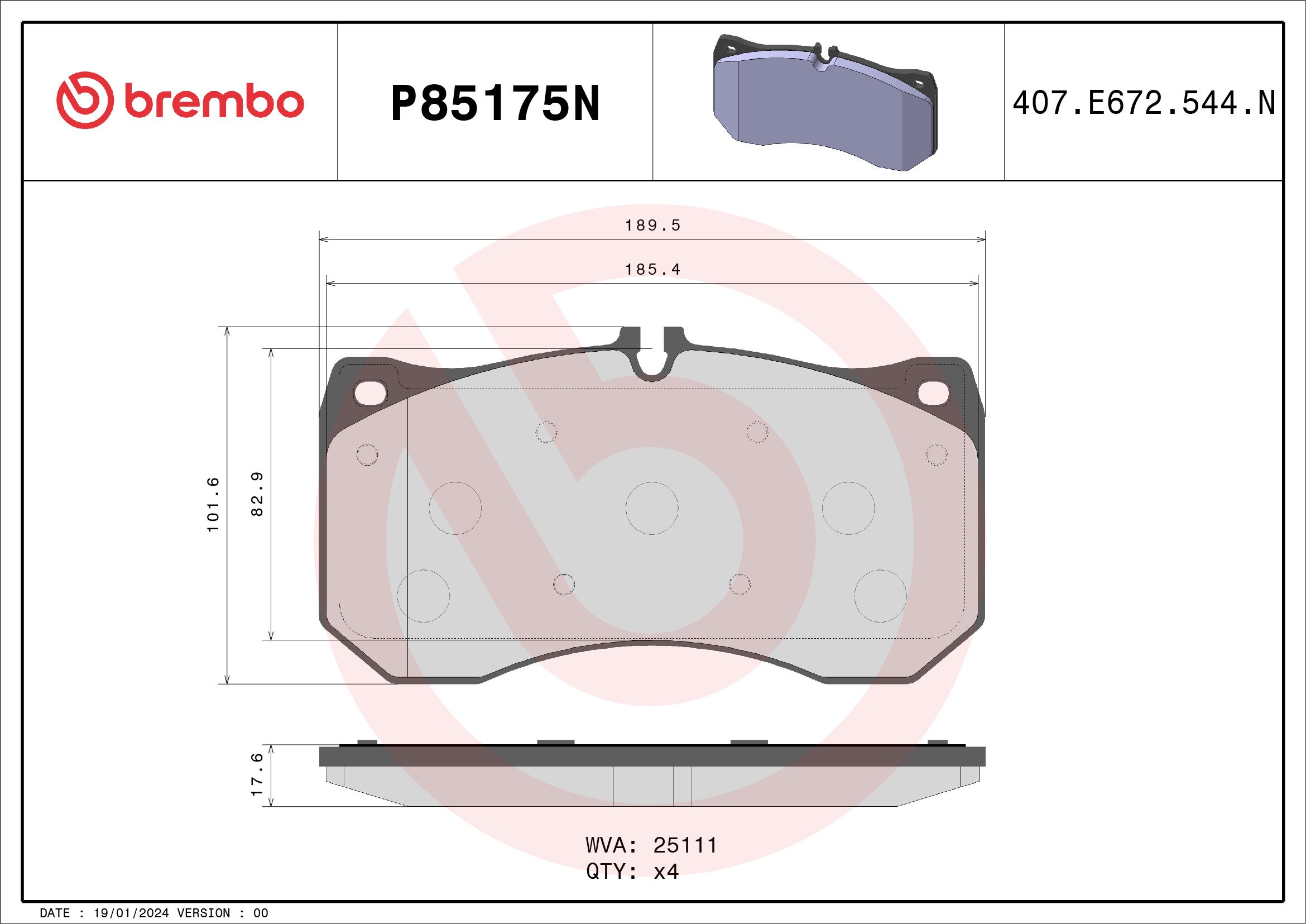 AUDI RS5 2.9 TFSI QUATTRO F5 17-On (FRT) - TecDoc Only