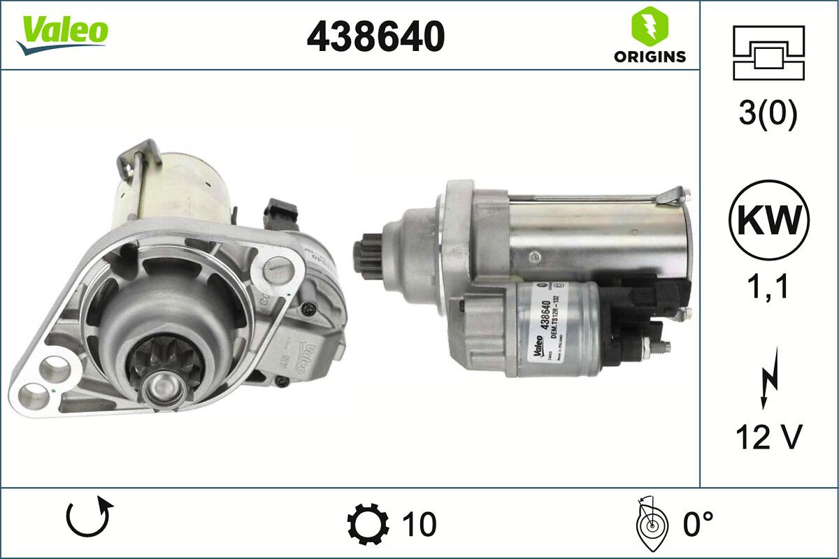 VALEO 438640 - Starter
