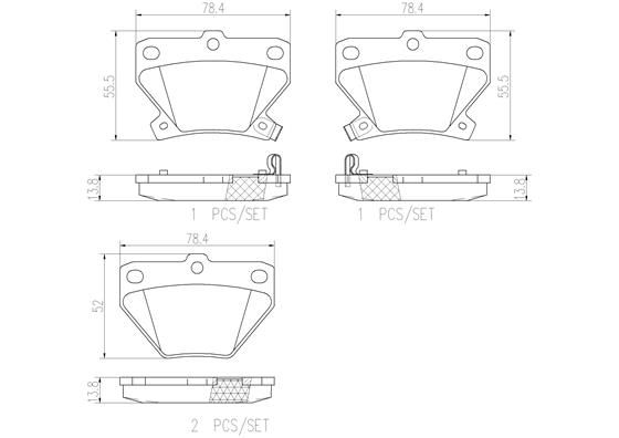TOYOTA COROLLA (ZZE_) 1.8 01-07 (RR) - TecDoc 1