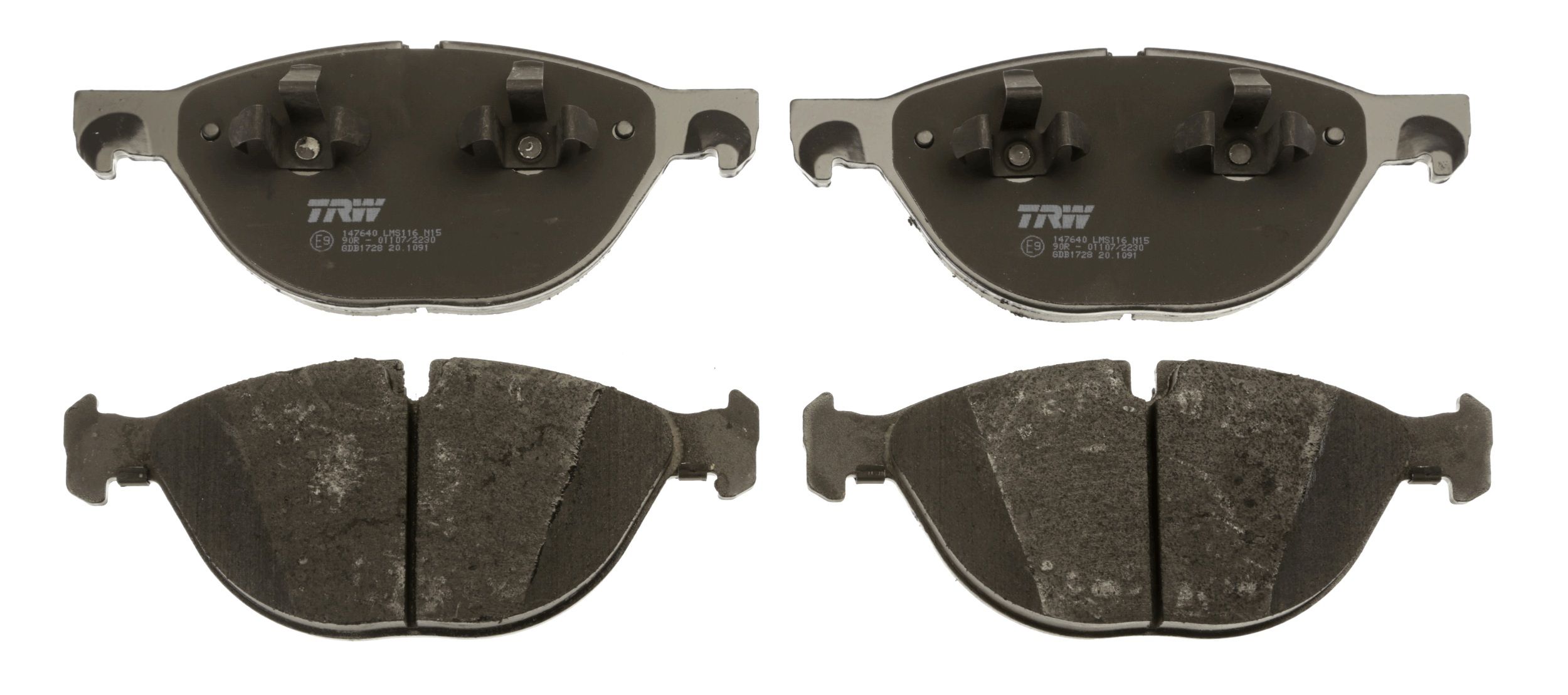 TRW DISC BRAKE PADS - TecDoc 2