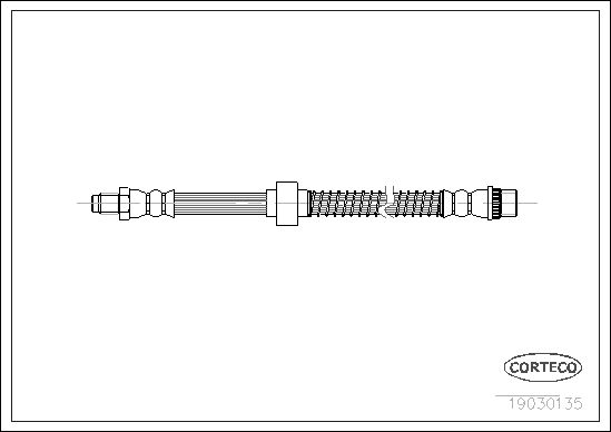 FLEXIBLE DE FREIN CITROEN C5  0705