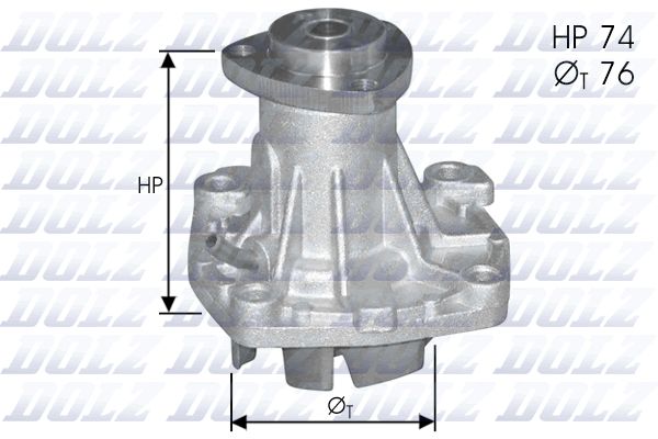 Water Pump, engine cooling A341ST