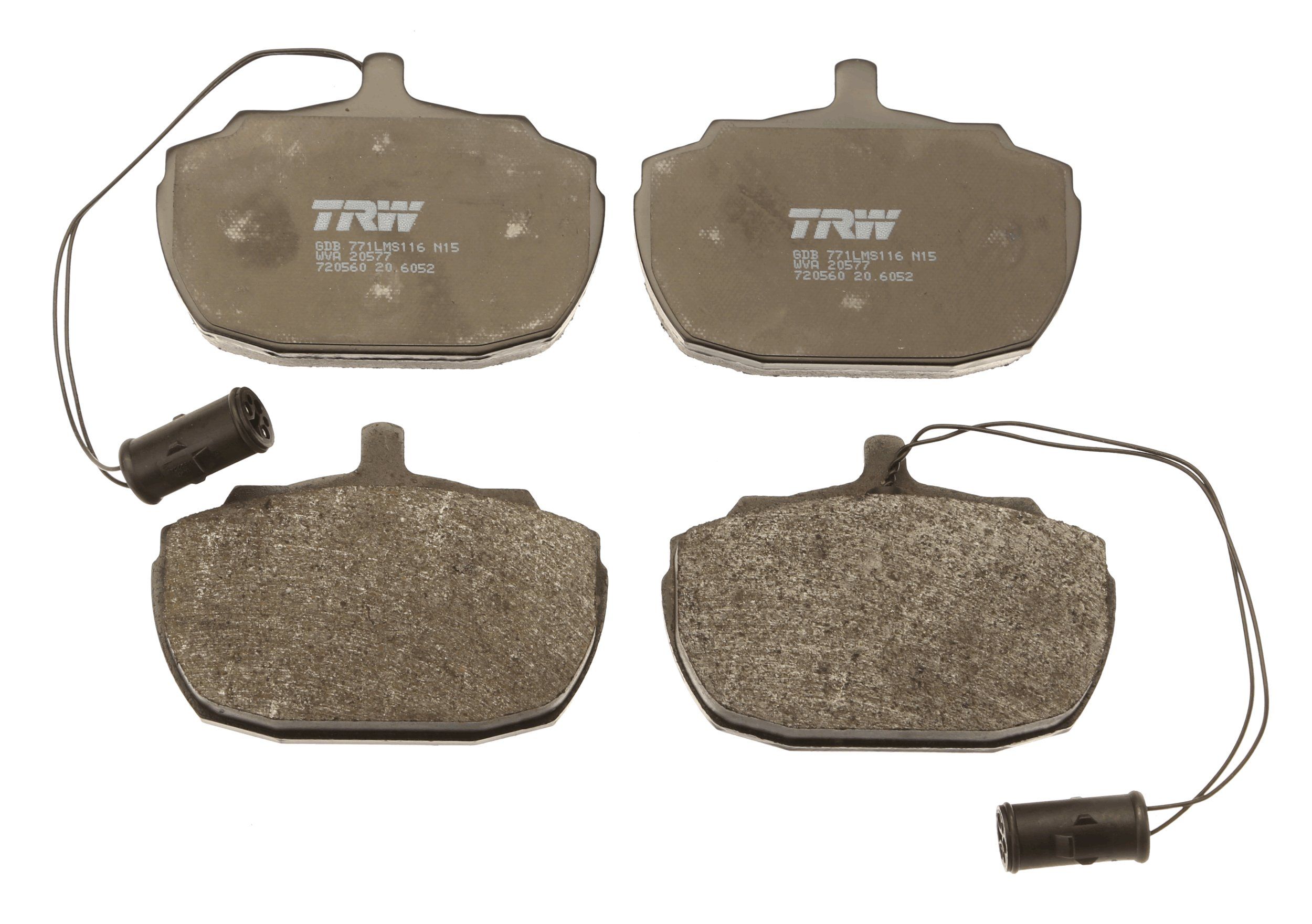TRW DISC BRAKE PADS - TecDoc 2