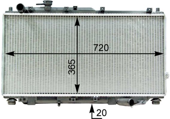 WG2182531 WILMINK GROUP hűtő, motorhűtés